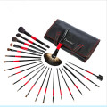 22 PCS Makeup Brush Set Cosmetic Tool with PU Leather Bag